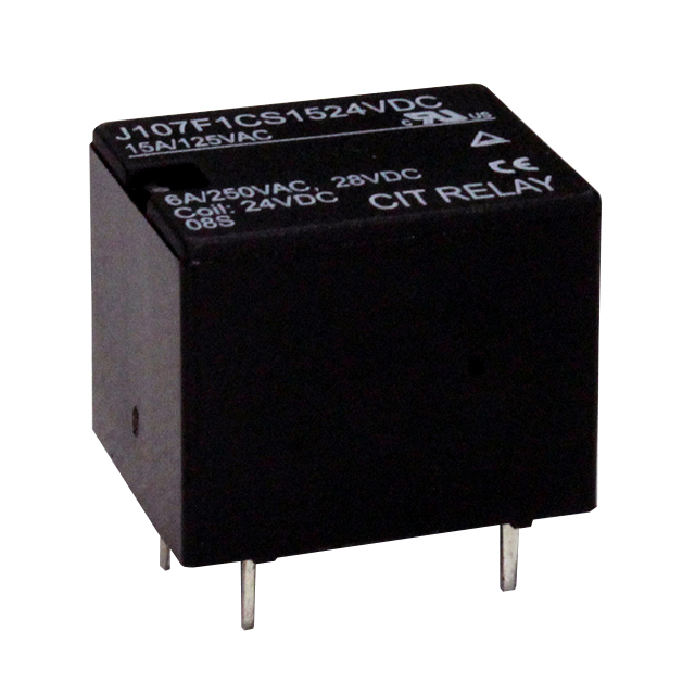 J107F1CS1524VDC.80 CIT Relay and Switch  Power Relays Over 2 Amps